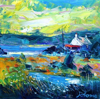A harvest light Isle of Gigha 12x12 A harvest light Isle of Gigha 12x12